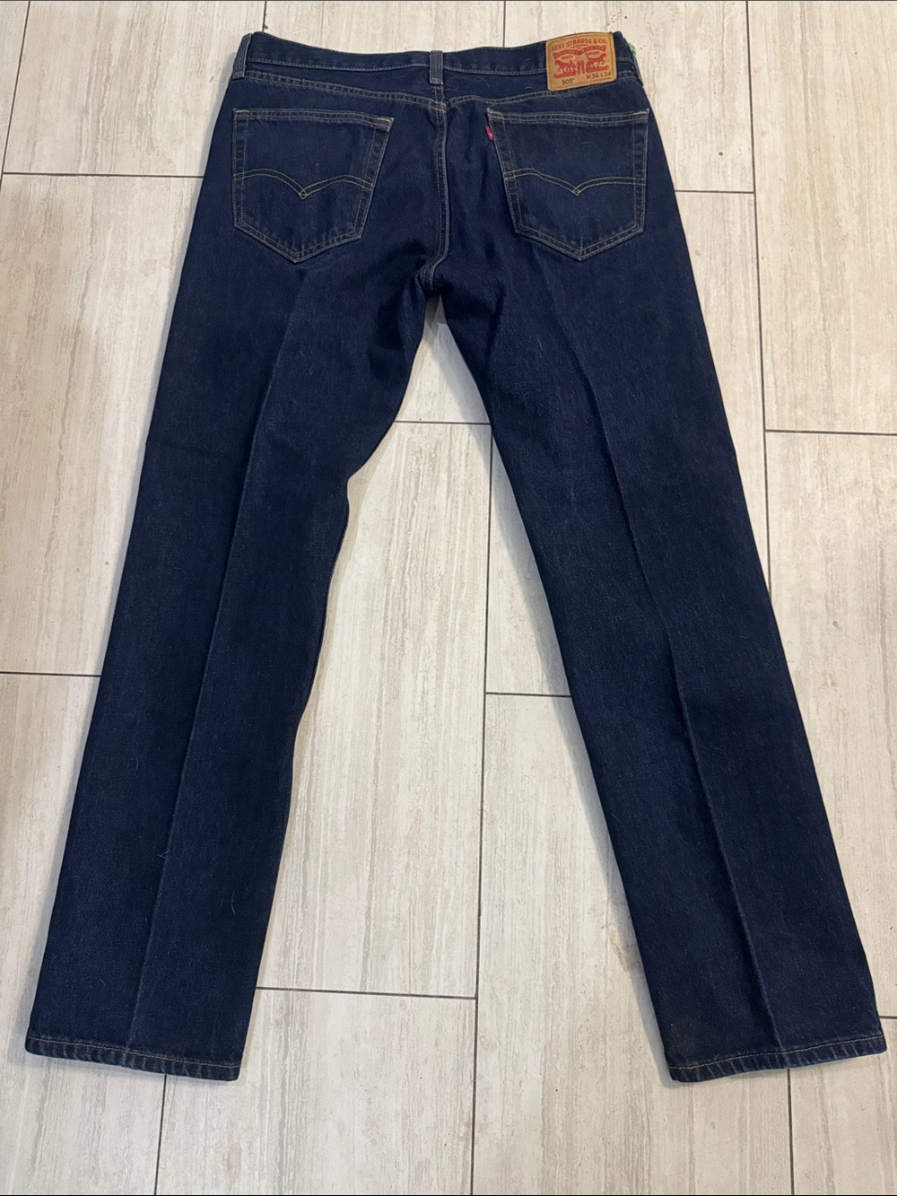 Levi's Indigo Straight-Leg Jeans - Picture 8 of 11